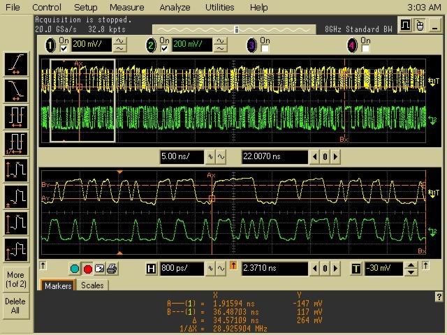32-bit data width latency measurement 32-bit data width latency measurement
