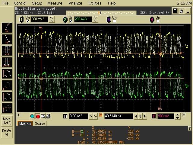 16-bit data width latency measurement 16-bit data width latency measurement