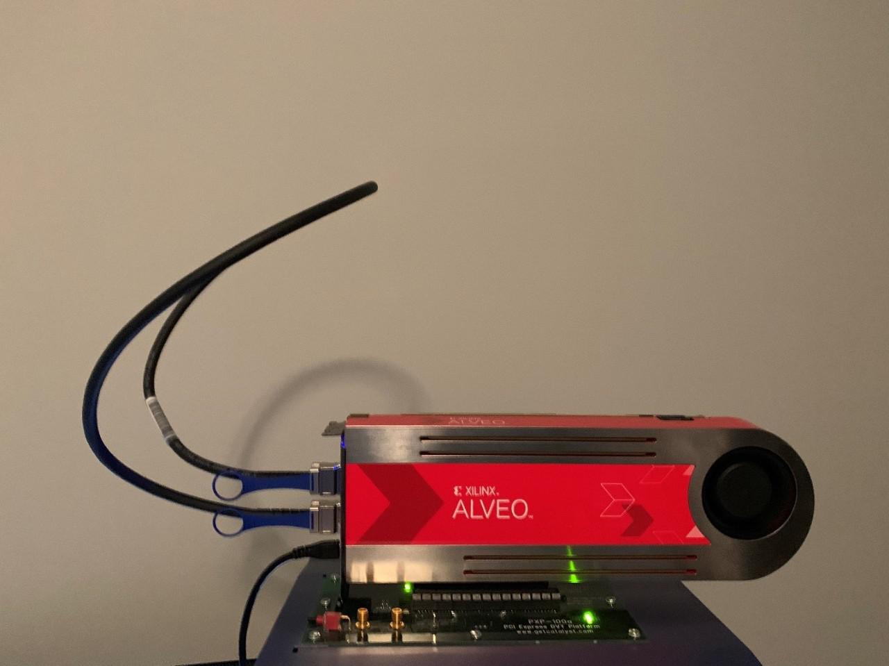 Alveo U200 Latency Test Setup Alveo U200 Latency Test Setup