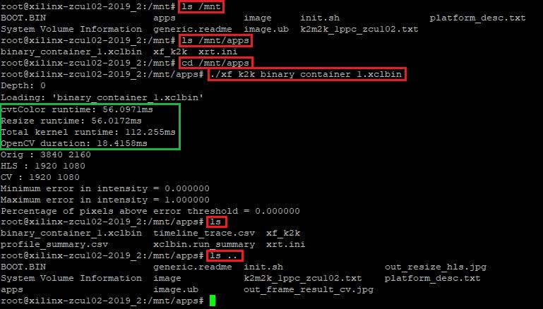 Figure 5 Screenshot showing K2M2K execution/results Figure 5 Screenshot showing K2M2K execution/results