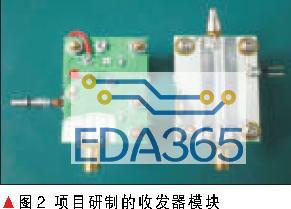 项目研制的收发器模块