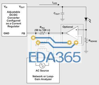 WLED电流调节升压转换器控制回路的设计与测量分析