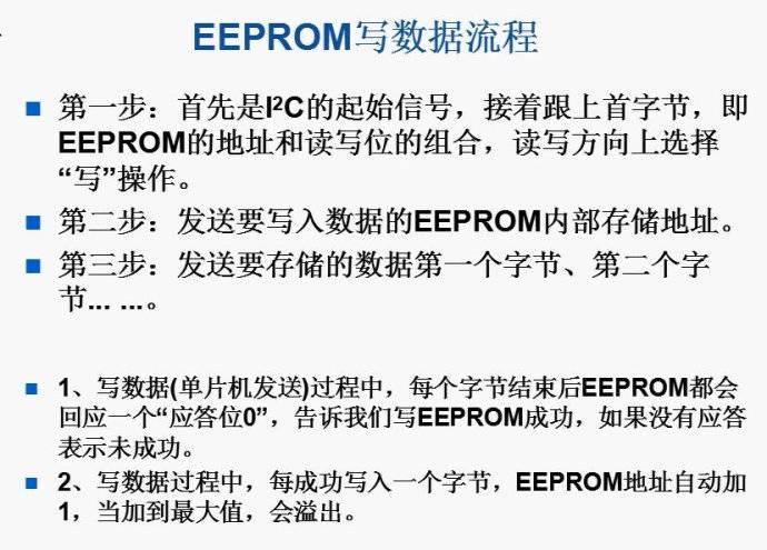 I2C总线学习与EEPROM