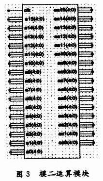 生成的一级模二运算模块