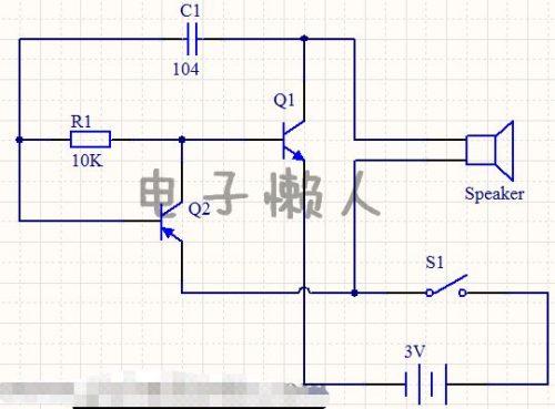 自激多谐音频振荡器