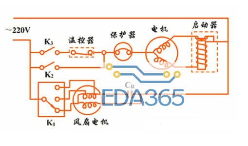 空调控制电路图解