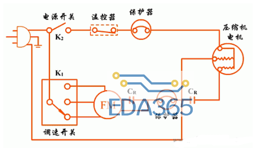 空调控制电路图解