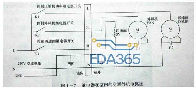 空调控制电路图解